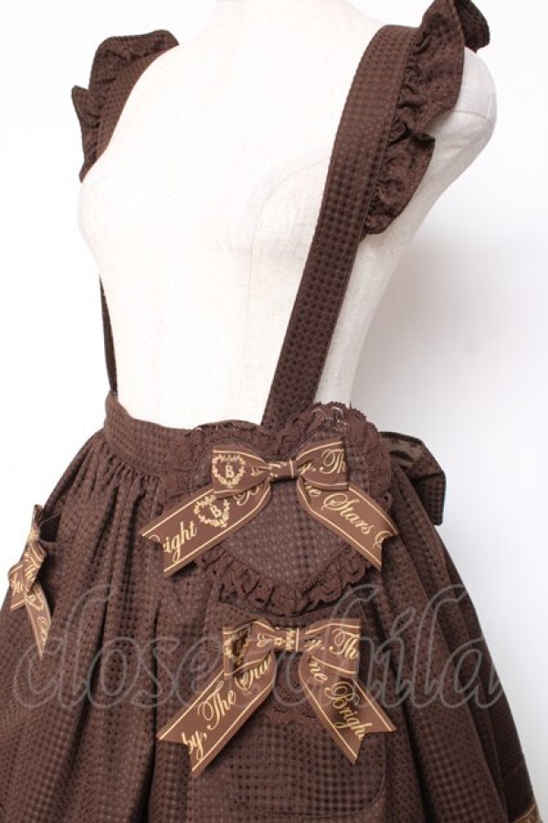 画像5: BABY, THE STARS SHINE BRIGHT / Waffle Cottonポケットスカート  ブラウン Y-26-01-05-103-BA-SK-SZ-ZY (5)