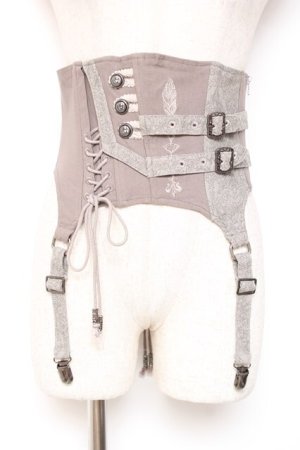 画像: Rozen Kavalier / ガーター付きコルセット  ベージュ Y-26-01-05-107-OO-TO-SZ-ZY