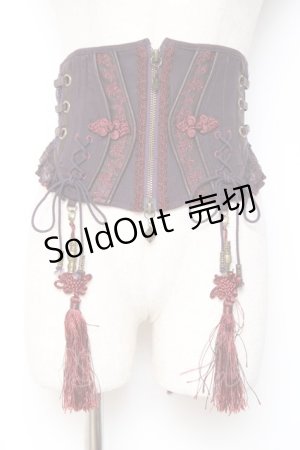 画像: Ozz oneste / チャイナタッセルコルセット  紫 Y-26-01-05-108-OO-TO-SZ-ZY