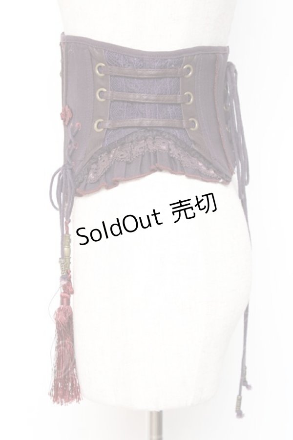 画像2: Ozz oneste / チャイナタッセルコルセット  紫 Y-26-01-05-108-OO-TO-SZ-ZY (2)