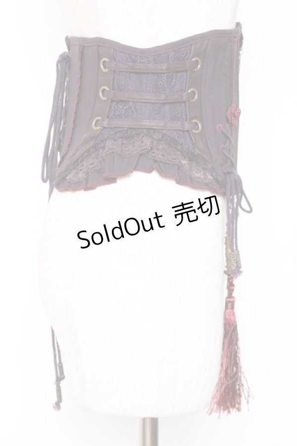 画像4: Ozz oneste / チャイナタッセルコルセット  紫 Y-26-01-05-108-OO-TO-SZ-ZY (4)