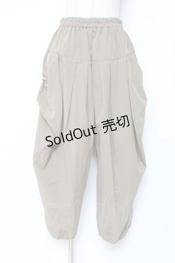 画像1: axes femme / タック変形パンツ  カーキ Y-26-01-05-112-AX-PA-SZ-ZS (1)