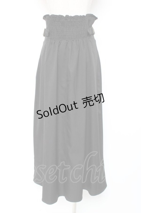 画像3: axes femme / ハイウエストロングスカート M 黒 Y-26-01-05-117-AX-SK-SZ-ZY (3)