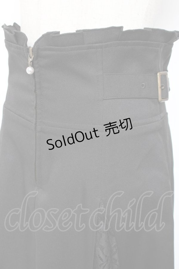 画像4: axes femme / ハイウエストロングスカート M 黒 Y-26-01-05-117-AX-SK-SZ-ZY (4)