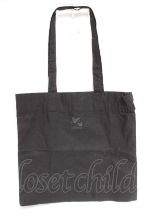 画像: K211148 / ロゴptトートバッグ  黒 Y-26-01-05-034-LO-BG-SZ-ZY