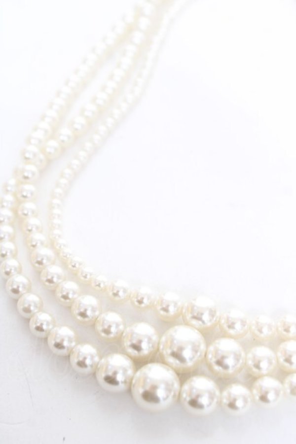 画像2: Ozz Croce / 三連パールチョーカー  オフ Y-26-01-05-004-OO-AC-SZ-ZY (2)