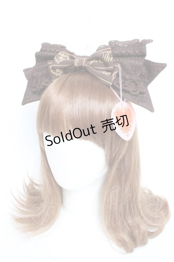 画像1: BABY, THE STARS SHINE BRIGHT / Waffle Cottonカチューシャ  ブラウン Y-26-01-05-040-BA-TO-SZ-ZY (1)