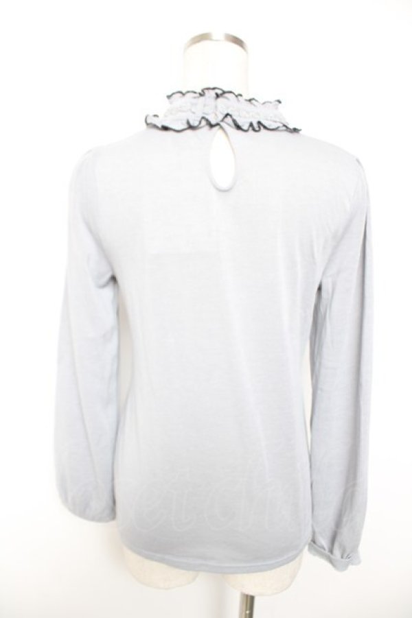 画像2: axes femme / ブラウス風プルオーバー M グレー Y-26-01-07-041-AX-TO-SZ-ZY (2)