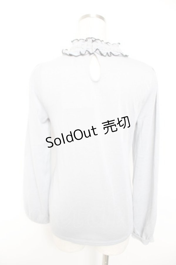 画像2: axes femme / ブラウス風プルオーバー M グレー Y-26-01-07-041-AX-TO-SZ-ZI (2)