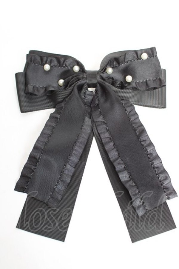 画像1: m petit by misako / パールリボンクリップ   Y-26-01-07-006-LO-AC-SZ-ZY (1)