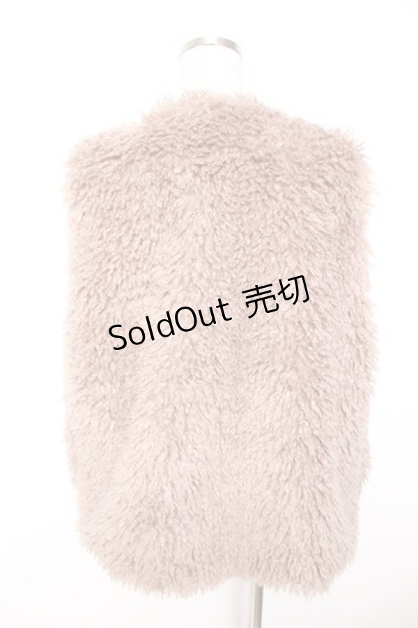 画像2: axes femme / カーリーファーベスト F モカ Y-26-01-07-062-AX-TO-SZ-ZY (2)