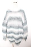画像1: axes femme / モヘア風グラデーションニット  グレー Y-26-01-07-065-AX-TO-AS-ZY (1)