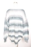 画像2: axes femme / モヘア風グラデーションニット  グレー Y-26-01-07-065-AX-TO-AS-ZY (2)