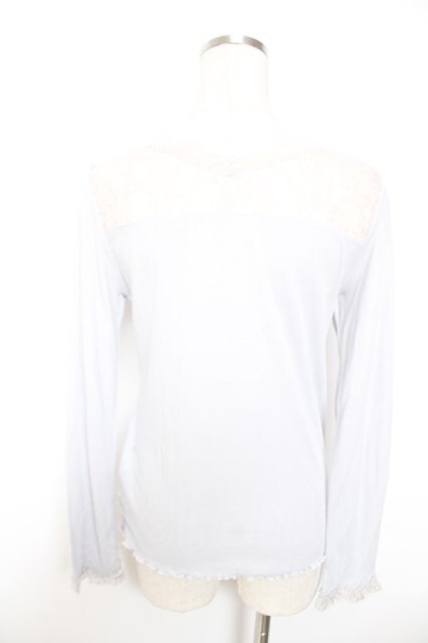 画像2: axes femme / ヨークレースリブインナー M グレー Y-26-01-07-069-AX-TO-SZ-ZY (2)