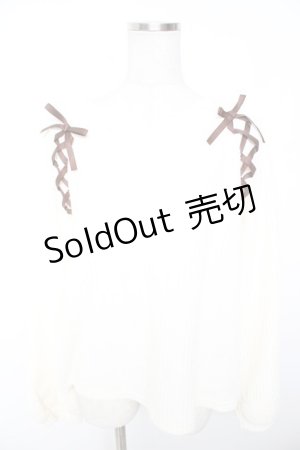 画像: axes femme / レースアッププルオーバー F 生成り Y-26-01-07-079-AX-TO-SZ-ZI