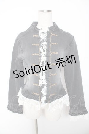 画像: axes femme NOSTALGIE / デニムナポレオンジャケット M 黒 Y-26-01-07-088-AX-JA-SZ-ZY