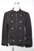 画像1: axes femme / ナポレオン風ストレッチジャケット F 黒 Y-26-01-07-090-AX-JA-SZ-ZY (1)