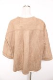画像2: axes femme / スエード風ドルマンブルゾン M キャメル Y-26-01-07-099-AX-JA-SZ-ZY (2)