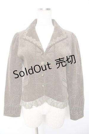 画像: axes femme / コーディロイナポレオンジャケット M グリーン Y-26-01-07-102-AX-JA-SZ-ZI