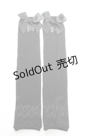 画像: イモちゃんコラボ / ルーズレッグウォーマー  黒 Y-26-01-07-014-LO-ZA-SZ-ZT0118Y