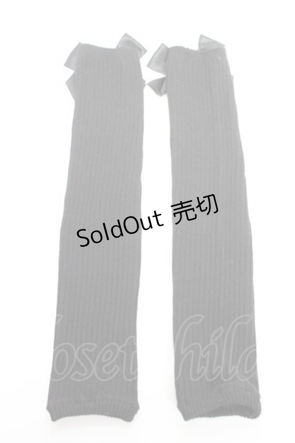 画像2: イモちゃんコラボ / ルーズレッグウォーマー  黒 Y-26-01-07-014-LO-ZA-SZ-ZT0118Y (2)