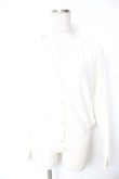 画像1: axes femme / レース重ねニットカーディガン M 白 Y-26-01-07-131-AX-TO-SZ-ZY (1)