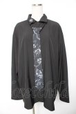 画像1: CIVARIZE / ネクタイ付き刺繍デザインシャツ F ブラック Y-26-01-07-145-GO-BL-SZ-ZY (1)