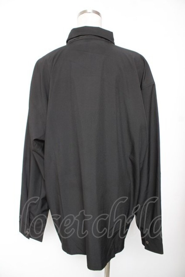 画像2: CIVARIZE / ネクタイ付き刺繍デザインシャツ F ブラック Y-26-01-07-145-GO-BL-SZ-ZY (2)