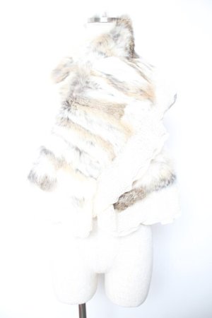 画像: axes femme / ファーティペット  生成り Y-26-01-07-018-AX-ZA-SZ-ZY