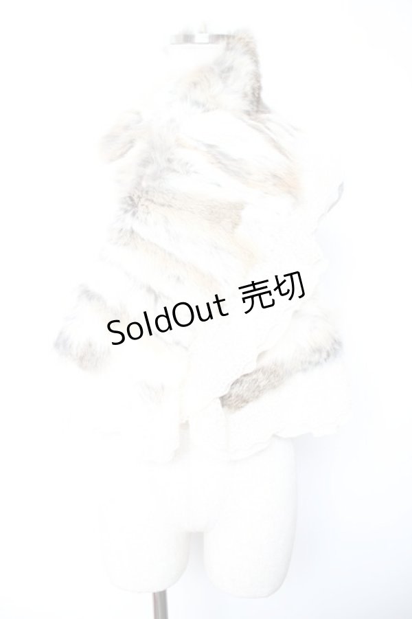 画像1: axes femme / ファーティペット  生成り Y-26-01-07-018-AX-ZA-SZ-ZY (1)