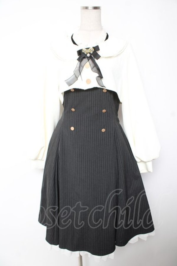 画像1: Buttun / エレガントボレロ付きワンピースセット L グレー Y-26-01-07-157-LO-OP-SZ-ZY (1)