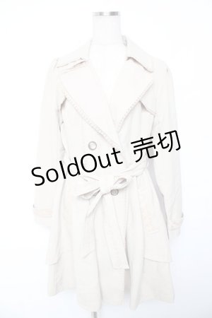 画像: axes femme / トレンチコート M ベージュ Y-26-01-07-160-AX-CO-SZ-ZY