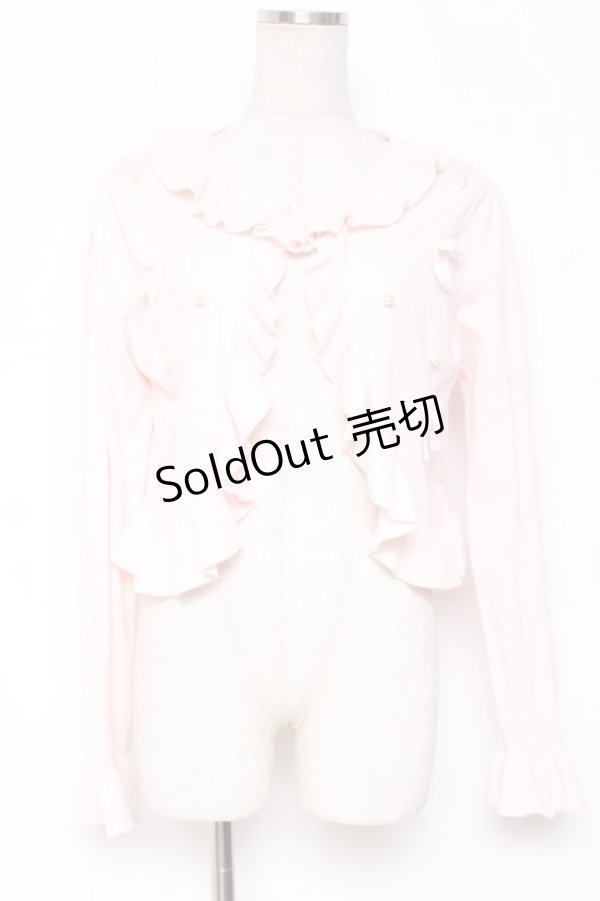 画像1: Alice Mashiro / 眞白ありす/カーディガン L ピンク Y-26-01-07-162-LO-AC-SZ-ZY (1)