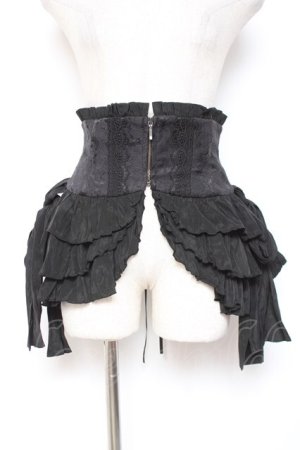 画像: Sheglit / オーバースカートコルセット M ブラック Y-26-01-07-165-EL-ZA-SZ-ZY