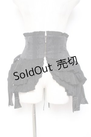 画像: Sheglit / オーバースカートコルセット M ブラック Y-26-01-07-165-EL-ZA-SZ-ZY
