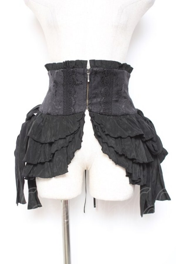 画像1: Sheglit / オーバースカートコルセット M ブラック Y-26-01-07-165-EL-ZA-SZ-ZY (1)