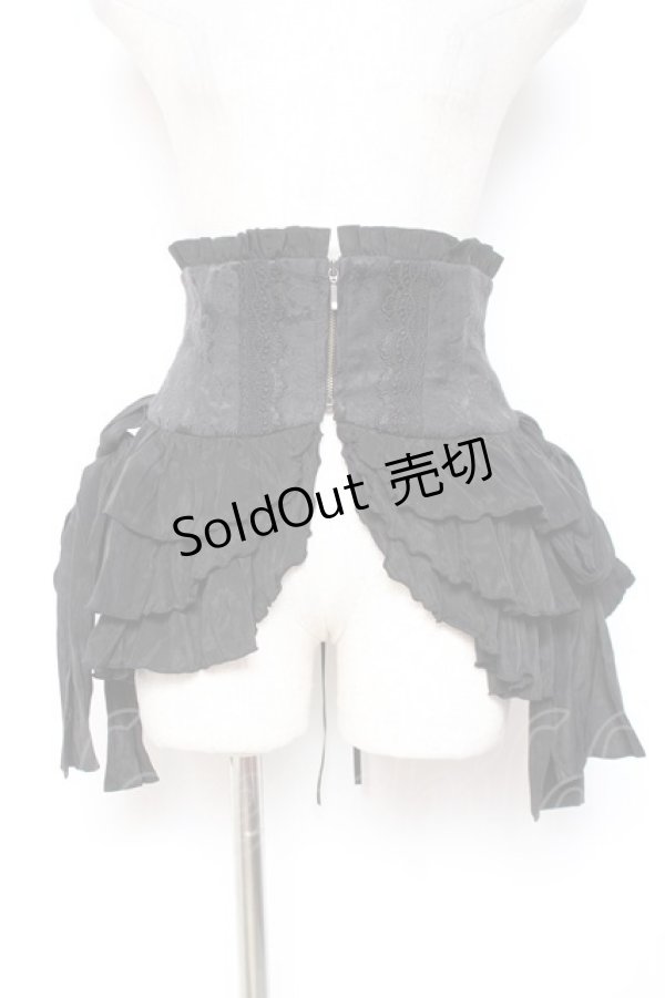 画像1: Sheglit / オーバースカートコルセット M ブラック Y-26-01-07-165-EL-ZA-SZ-ZY (1)