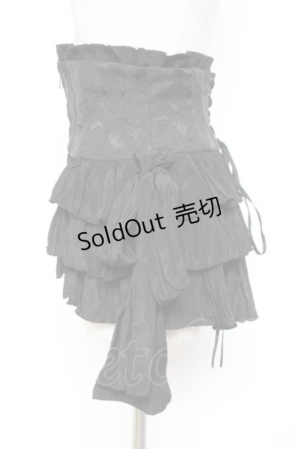 画像2: Sheglit / オーバースカートコルセット M ブラック Y-26-01-07-165-EL-ZA-SZ-ZY (2)