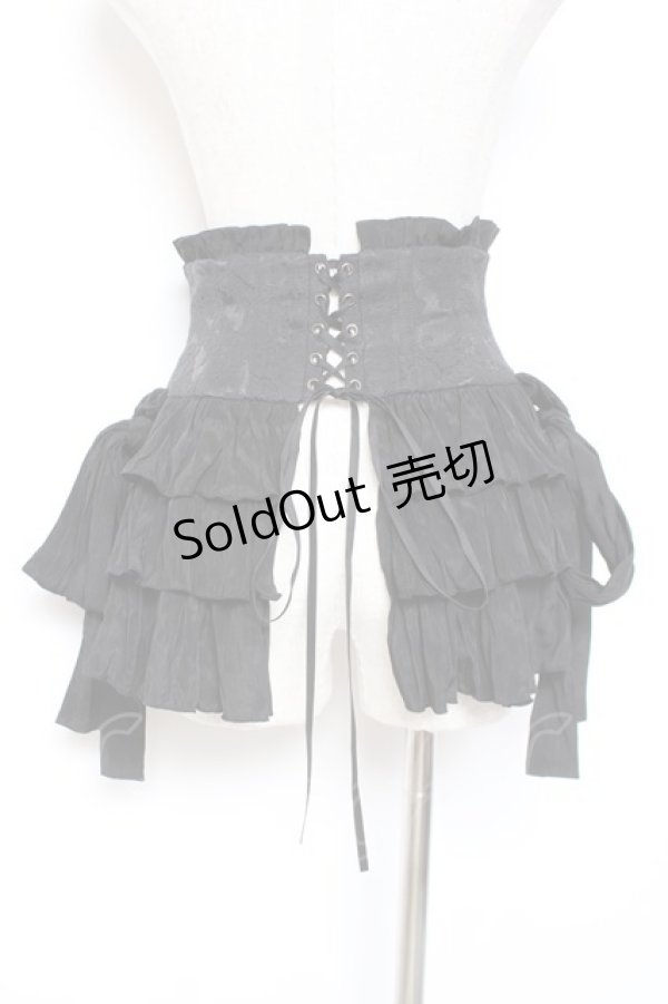 画像3: Sheglit / オーバースカートコルセット M ブラック Y-26-01-07-165-EL-ZA-SZ-ZY (3)