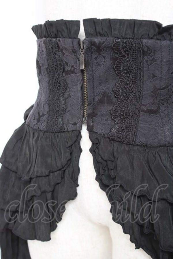 画像4: Sheglit / オーバースカートコルセット M ブラック Y-26-01-07-165-EL-ZA-SZ-ZY (4)