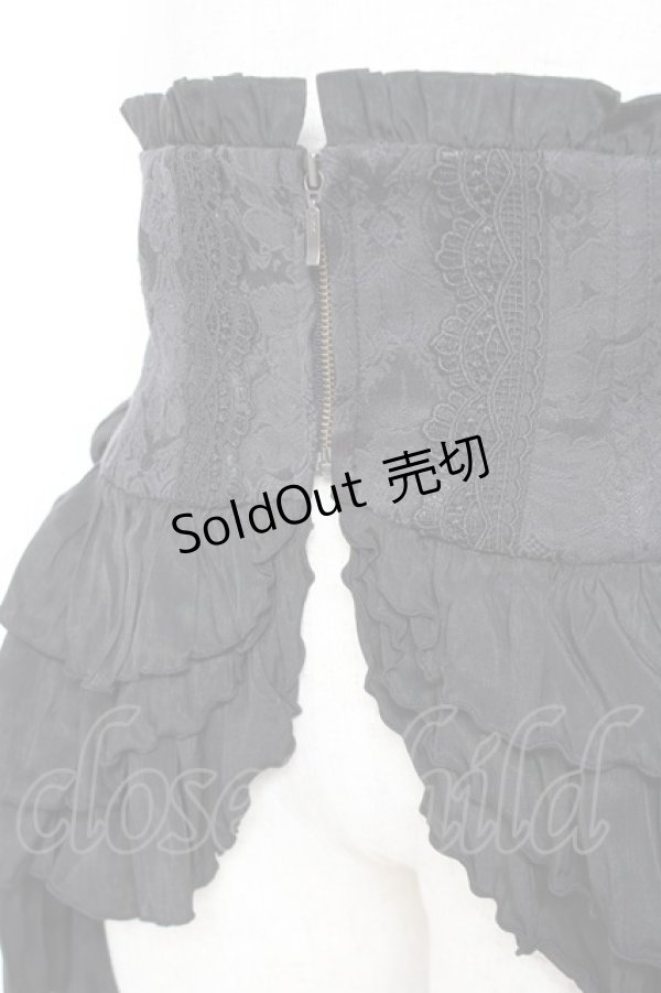 画像4: Sheglit / オーバースカートコルセット M ブラック Y-26-01-07-165-EL-ZA-SZ-ZY (4)