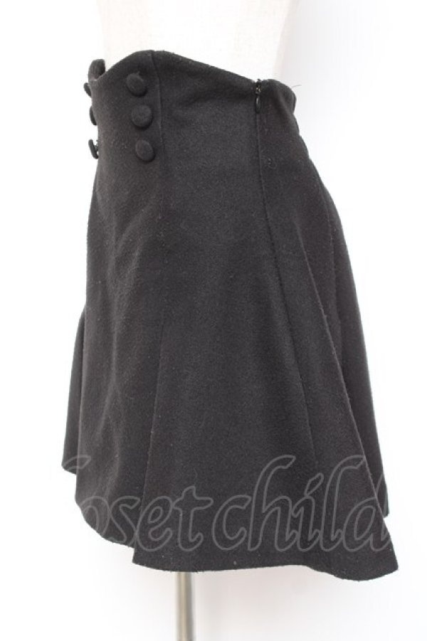 画像2: pium / ハイウエストボックスタックミニスカート F 黒 Y-26-01-07-167-LO-SK-SZ-ZY (2)