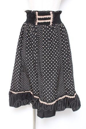 画像: axes femme / 3WAYドットスカート M 黒 Y-26-01-07-171-AX-SK-SZ-ZY