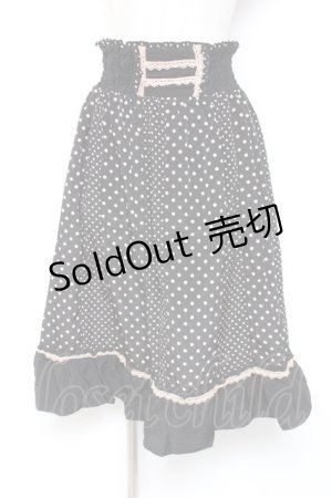 画像: axes femme / 3WAYドットスカート M 黒 Y-26-01-07-171-AX-SK-SZ-ZS