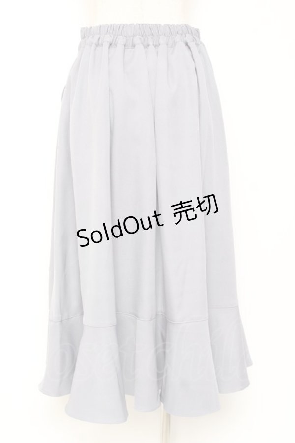 画像3: axes femme POETIQUE / ラッフルフリルラップ風スカート M ブルーグレー Y-26-01-07-175-AX-SK-SZ-ZY (3)