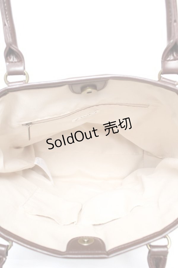 画像3: axes femme / 異素材コンビトートバッグ  ベージュ Y-26-01-07-022-AX-BG-SZ-ZY (3)