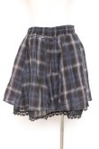 画像2: axes femme / チェック柄スカート M 紺 Y-26-01-07-181-AX-SK-SZ-ZY (2)