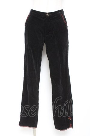 画像: axes femme / コーデュロイパンツ  黒 Y-26-01-07-183-AX-PA-SZ-ZY