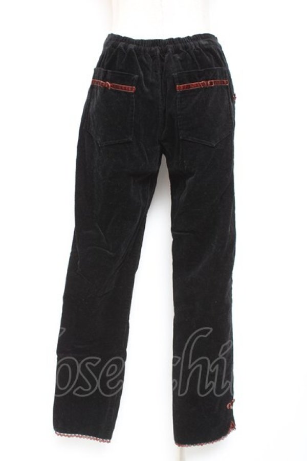 画像2: axes femme / コーデュロイパンツ  黒 Y-26-01-07-183-AX-PA-SZ-ZY (2)