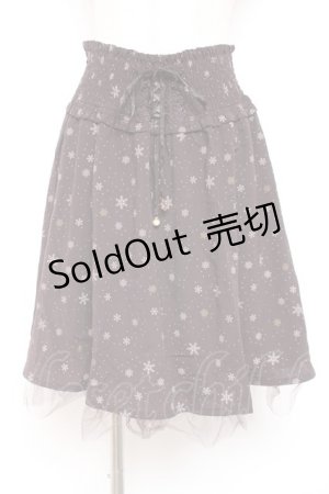 画像: axes femme POETIQUE / 雪の結晶スカート M 茶 Y-26-01-07-185-AX-SK-SZ-ZS